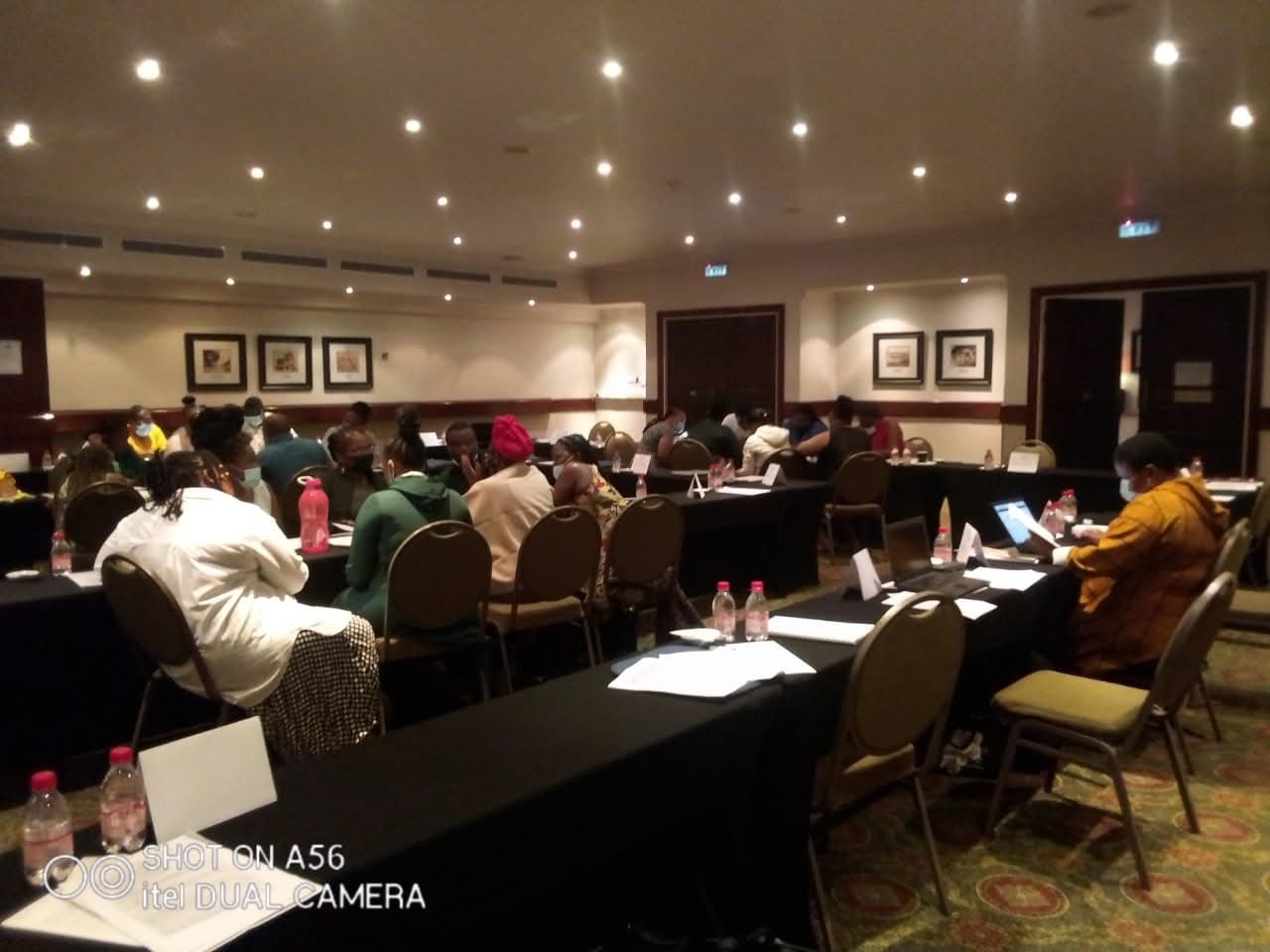 Facilitators planning a services session